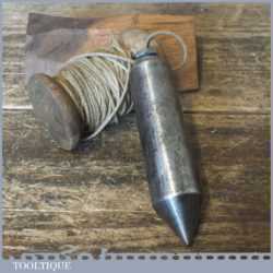 Vintage 4” Cast Steel Plumb Bob - Good Condition.
