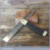 W. Marples & Sons Carpenters Ebony And Brass Sliding Bevel - Good Condition