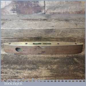 Vintage J. Rabone No: 1626 Mahogany Brass Spirit Level - Good Condition Vintage J. Rabone No: 1626 Mahogany Brass Spirit Level - Good Condition