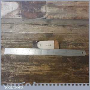 Vintage 12″ J Rabone & Sons No:123 Imperial Contraction Steel Rule Vintage 12″ J Rabone & Sons No:123 Imperial Contraction Steel Rule