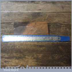 Vintage Wrapped 6” 15cm Metric & Imperial Steel Rule - Unused