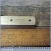 Vintage Marples 8” Mahogany Brass Spirit Level - Good Condition
