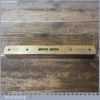Vintage Marples 8” Mahogany Brass Spirit Level - Good Condition