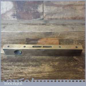 Vintage J Rabone No: 1627 Mahogany Brass 9” Spirit Level - Good Condition Vintage J Rabone No: 1627 Mahogany Brass 9” Spirit Level - Good Condition