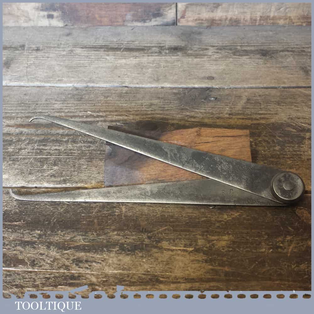 Vintage 8 ½” Internal External Steel Caliper Divider - Good Condition