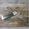 Vintage Carpenters Ebony Brass 9" Sliding Bevel - Good Condition