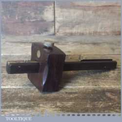 Vintage Robinson Hall Rosewood Brass Mortise Gauge - Good Condition