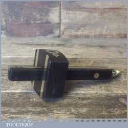 Vintage Carpenter’s Rosewood Brass Mortise Gauge - Good Condition