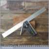 Vintage Cast Steel Adjustable Combination Square - Fully Refurbished