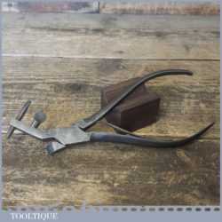 Scarce Antique Burton Circular Saw Blade Saw Set - Good Condition