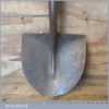 Scarce Vintage Open Socket Pointed Shovel - Strapped T Shaped Crutch Handle