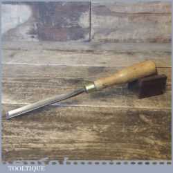 Vintage Buck & Hickman Toga 1/2” Straight Wood Carving Gouge Chisel - Refurbished