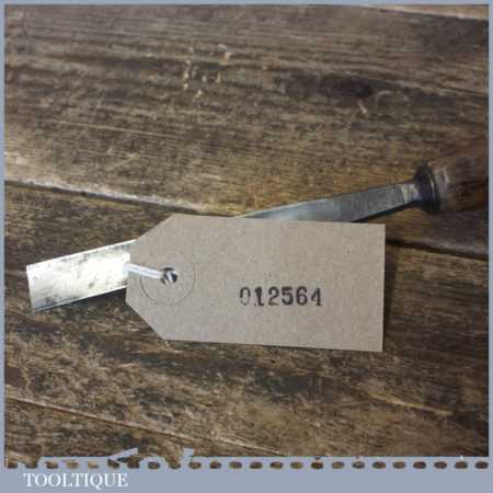 Vintage S.J. Addis 1/2” Straight Wood Carving Gouge Chisel ...