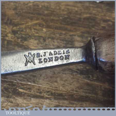 Vintage S.J. Addis 1/2” Straight Wood Carving Gouge Chisel ...