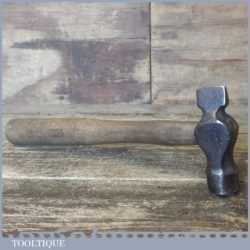 Vintage Straight Pein Hammer Wooden Handle - Good Condition