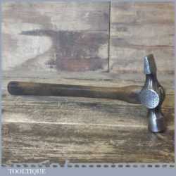 Vintage Cross Pein Hammer With Wooden Handle - Good Condition