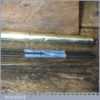 Vintage Screw Top Brass Fret Saw Blade Container - Good Condition