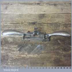 Antique Stanley, USA No: 66 nickel plated hand beading plane complete with fence and 7 No: cutters, fully refurbished ready for use and in good used condition.