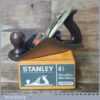 Vintage Boxed Stanley No: 4 ½ Wide Bodied Smoothing Plane - Fully Refurbished
