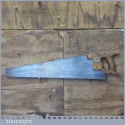 Vintage Spear & Jackson 24” Cross Cut Panel Handsaw 7 TPI - Sharpened
