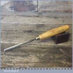 Vintage W. Marples Carpenter’s 1/4” Incannel Gouge Chisel - Sharpened Honed