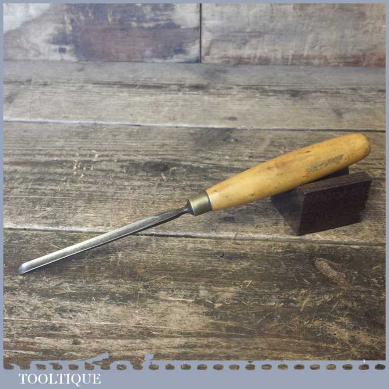 Vintage W. Marples Carpenter’s 1/4” Incannel Gouge Chisel Sharpened