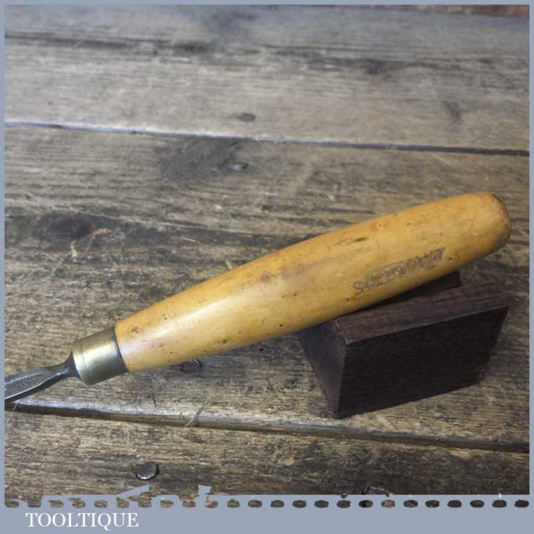 Vintage W. Marples Carpenter’s 1/4” Incannel Gouge Chisel Sharpened