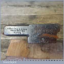 Antique Varvill & Sons 5/16” beading beechwood moulding plane in good used condition.