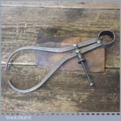Vintage Athol 7” Spring Caliper Outside Dividers - Good Condition