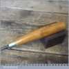 Vintage C Nurse Carpenter’s 1/4” incannel Gouge Chisel - Sharpened Honed