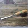  Vintage H Taylor 3/8” Straight Wood Carving Gouge Chisel - Sharpened Honed