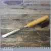 Vintage W Marples 1/2” Straight Incannel Wood Carving Gouge Chisel