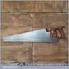 Vintage Disston, Canada 22” cross cut panel handsaw with 9 tpi, fully refurbished