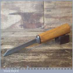 Vintage James Howarth 3/8” Cast Steel Mortice Chisel - Fully Refurbished
