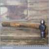 Vintage Ball Pein Hammer With Wooden Handle - Good Condition