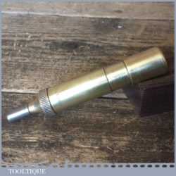 Vintage Tecalemit Brass Motorcycle Grease Gun No: 715853 - Good Condition