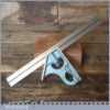 Vintage Rabone Chesterman No: 1912 Cast Steel Adjustable Combination Square