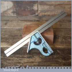 Vintage Rabone Chesterman No: 1912 Cast Steel Adjustable Combination Square