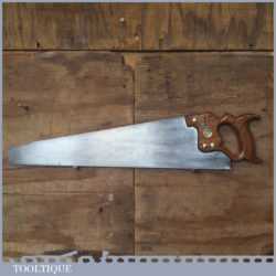 Vintage Spear & Jackson 22” Cross Cut Panel Handsaw 9 TPI - Sharpened