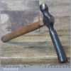 Unusual Rare Antique C 19th Pattern Makers Embossing Long Head Hammer
