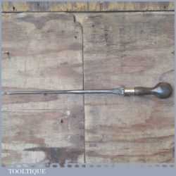 Vintage Coach Builders 24” Turnscrew Screwdriver 3/8” Tip - Good Condition