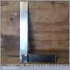 Vintage Stanley 12” Cast Steel Calibrated Carpenters Try Square - Good Condition