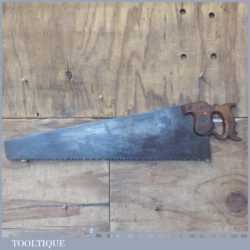 Rare Antique Atkin & Sons 1896 26” Rip Saw 2 ½ TPI - Refurbished Sharpened