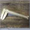 Vintage Rabone No: 1465 Imperial Boxwood Brass Caliper Ruler - Good Condition