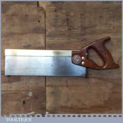 Vintage Spear & Jackson 12” Brass Back Tenon Saw 12 TPI - Refurbished Sharpened