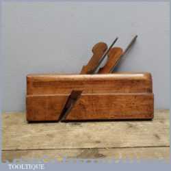 Vintage 19th Double Iron Complex Moulding Plane by Fairclough & Co Of Liverpool