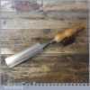 Large Antique Kenyon Carpenter’s 1 ¾” Gouge Chisel - Sharpened Honed