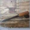 Vintage Whitehouse Bros 3/4” cast steel mortice chisel with beechwood handle in good used condition, fully refurbished sharpened and honed ready for use.