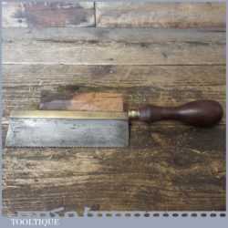 Vintage Marples & Sons 6” Brass Back Gentleman’s Saw 14 TPI - Sharpened