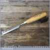 Vintage Marples Carpenter’s 1” Bevel Edge Chisel - Fully Refurbished
